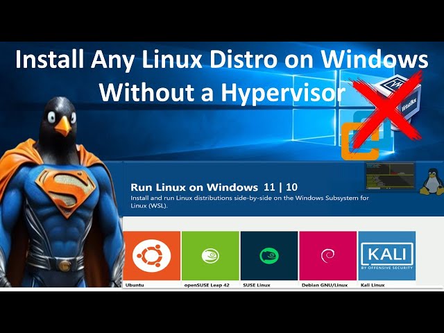 How to Run Linux on Windows with WSL