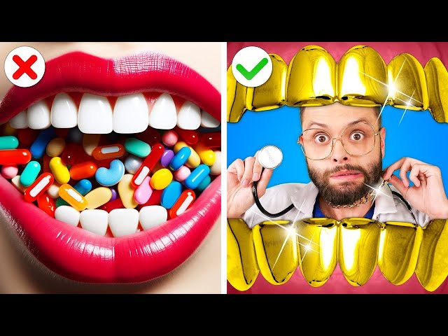 RICH VS BROKE DOCTOR PARENTING HACKS & GADGETS! Smart Gadgets and Funny Situations by Gotcha! Hacks