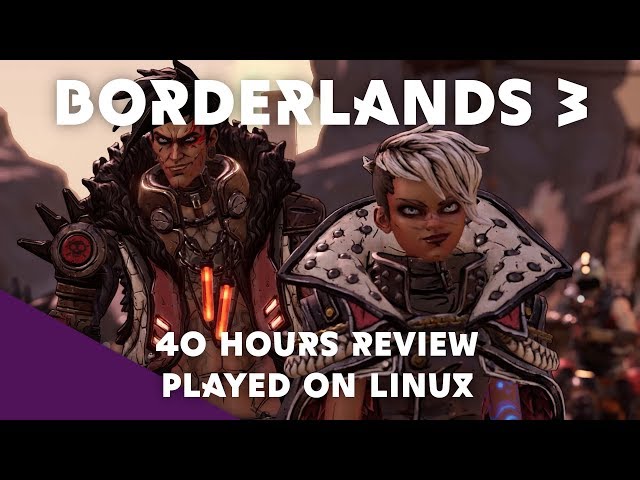 40 hours review of Borderlands 3 - All done on Linux !