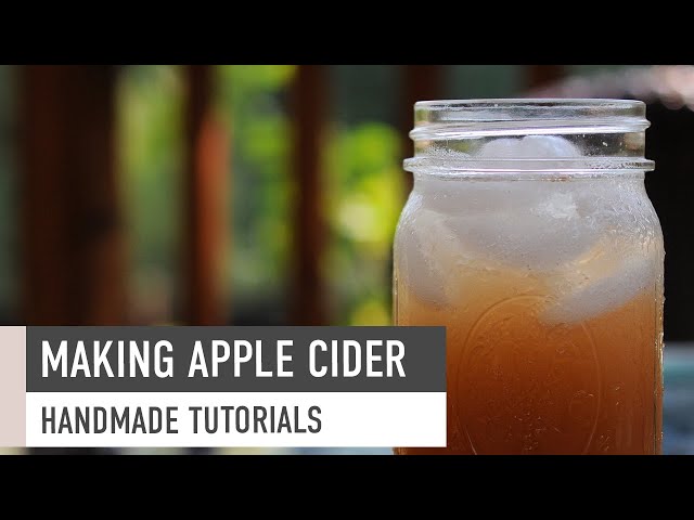 How To Make Apple Cider and Apple Cider Vinegar // Homesteading