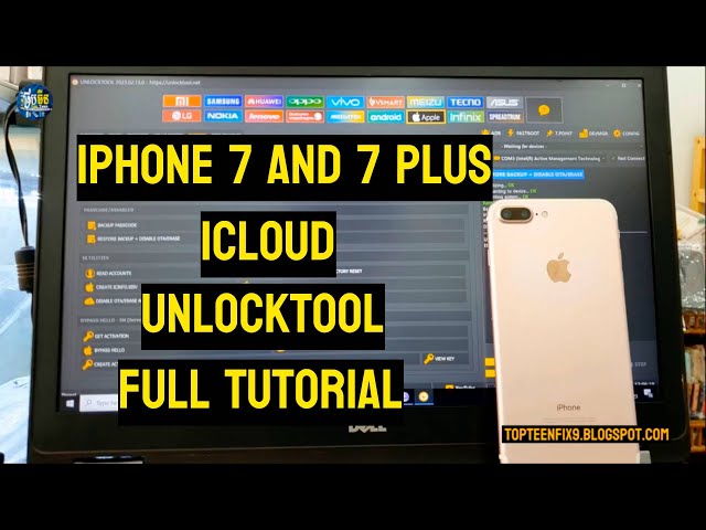 iPhone 7 and 7 plus iCloud UnlockTool Full Tutorial