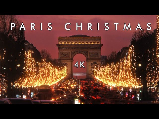 Paris Christmas | 4K | Noël à Paris - The city of a thousand lights!