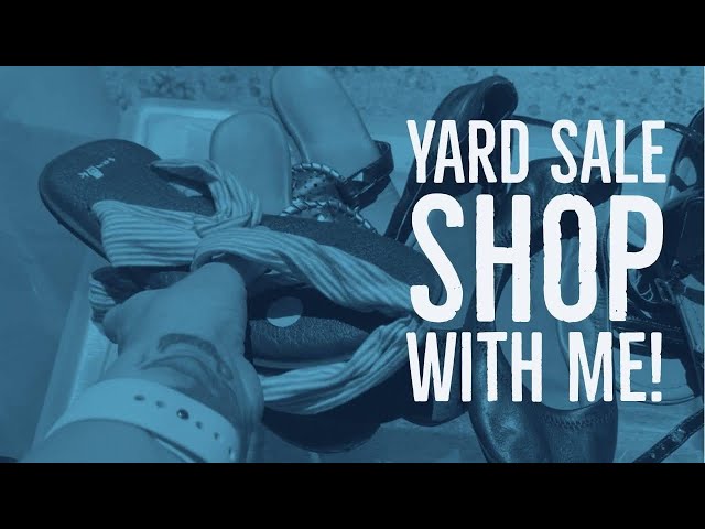 YARD SALE WITH ME!! Thrift With Me To RESELL Online for PROFIT | Poshmark, Ebay & Etsy Reseller