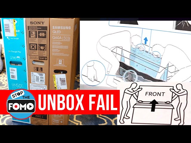 50-inch TV Unboxing Fail: Q60A vs X80J vs U6G