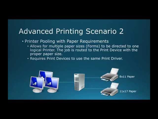 70-410 Objective 2.2 Notes Part 2 - Configuring Print and Document Services