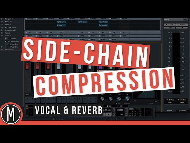 How to bring your vocals upfront using SIDE-CHAIN COMPRESSION in CUBASE 8.5 - MixdownOnline.com