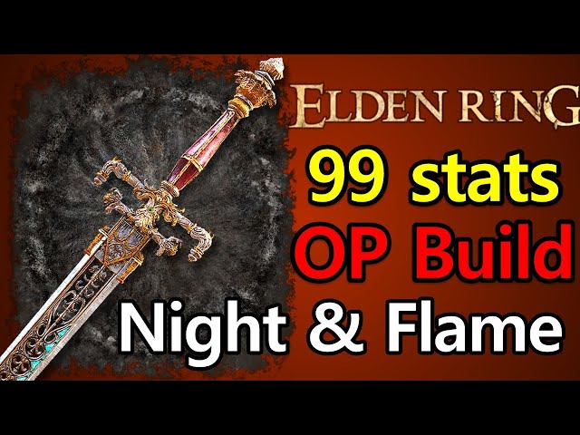 Elden Ring Weapon - Sword of Night and Flame with 99 stats (NG+7 boss fights) #eldenring #gaming