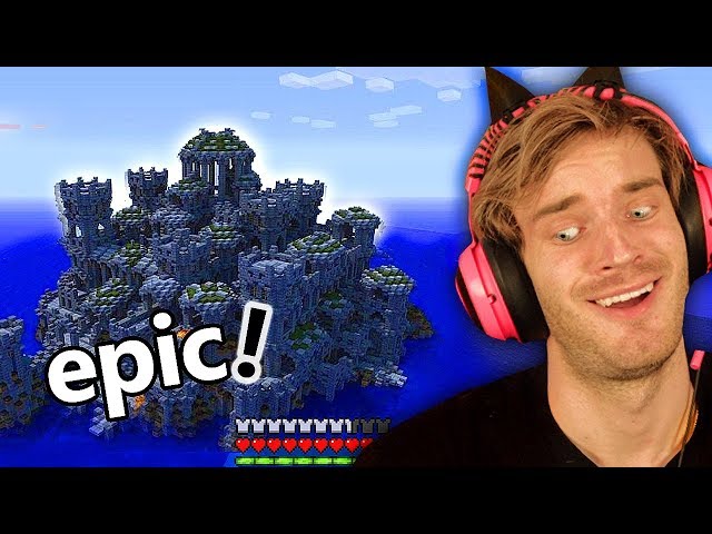 I FOUND an OCEAN TEMPLE in Minecraft! (epic) - Part 11
