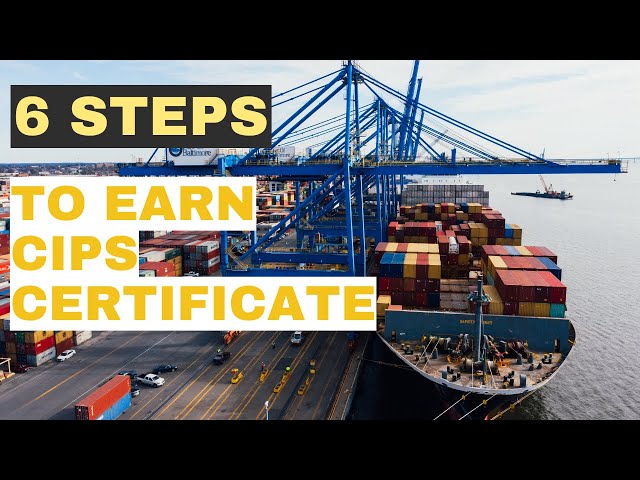How to get your CIPS certificate in Supply Chain