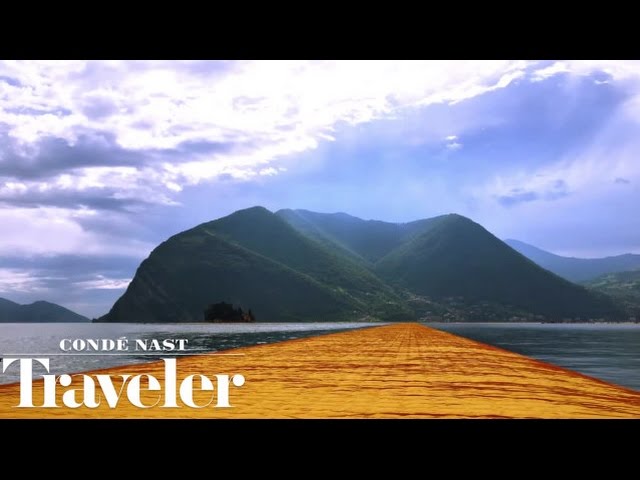 Walk on Water on 'The Floating Piers' in Lake Iseo, Italy | Condé Nast Traveler