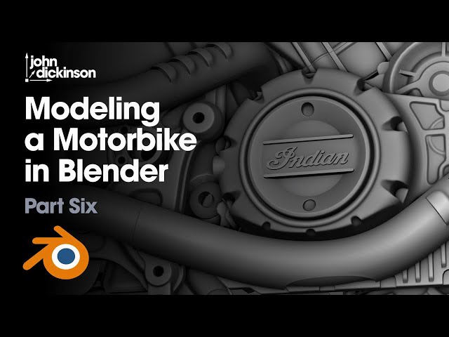 Modeling a Motorbike in Blender - Part 06