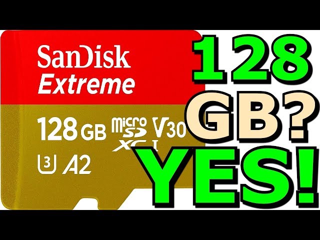 Sandisk Extreme 128GB Micro SD Memory Card Test and Review
