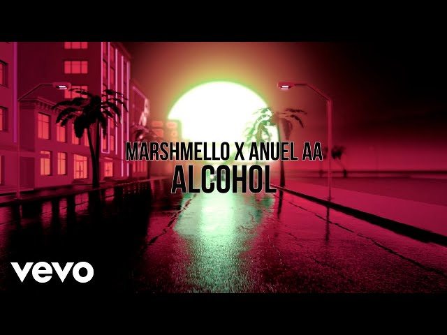 Marshmello, Anuel AA - Alcohol (Visualizer)