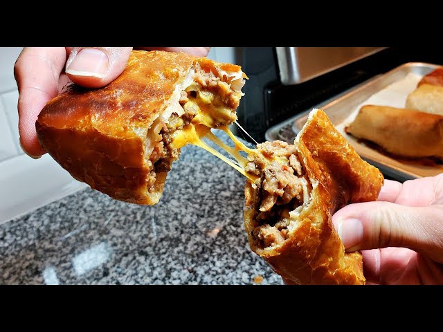 CHIMICHANGAS | Homemade Beef and Cheese Chimichangas Recipe