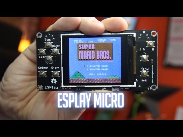 ESPlay Micro: Open Source ESP32 Retro Game Console