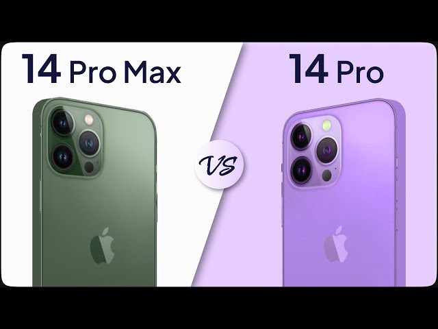 iPhone 14 Pro Max vs iPhone 14 Pro Comparison (Leak) | Mobile Nerd