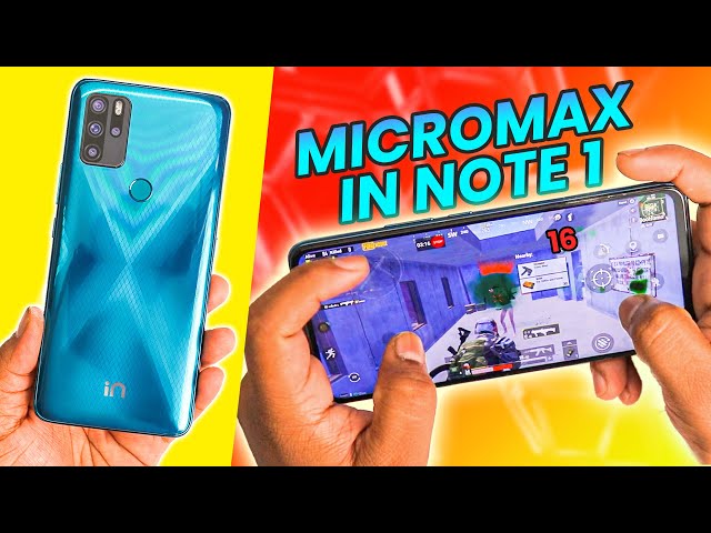 Micromax IN Note 1 Pubg Test With FPS 😱 40FPS, 60FPS & Bootcamp Par Kaisa Chalega 🥵