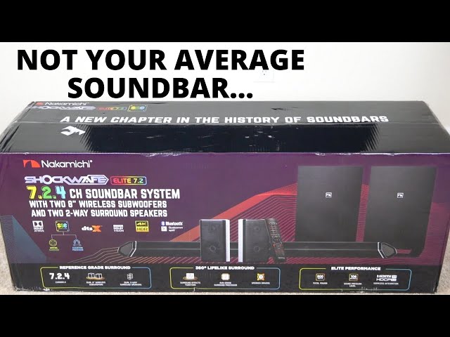 True Surround Sound for Gaming - Unboxing the Nakamichi Shockwafe 7.2.4 Soundbar