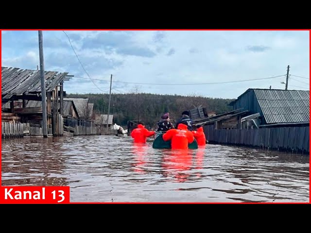 DISASTER in Russia - there are deaths, thousands of people are evacuated, houses are flooded