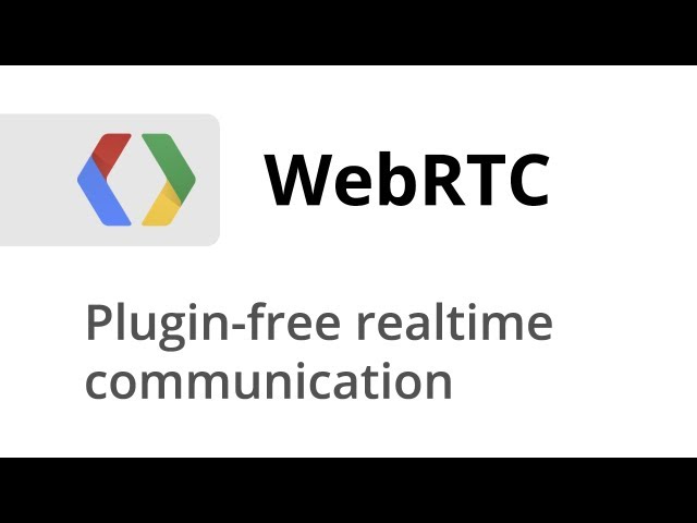 Real-time communication with WebRTC: Google I/O 2013