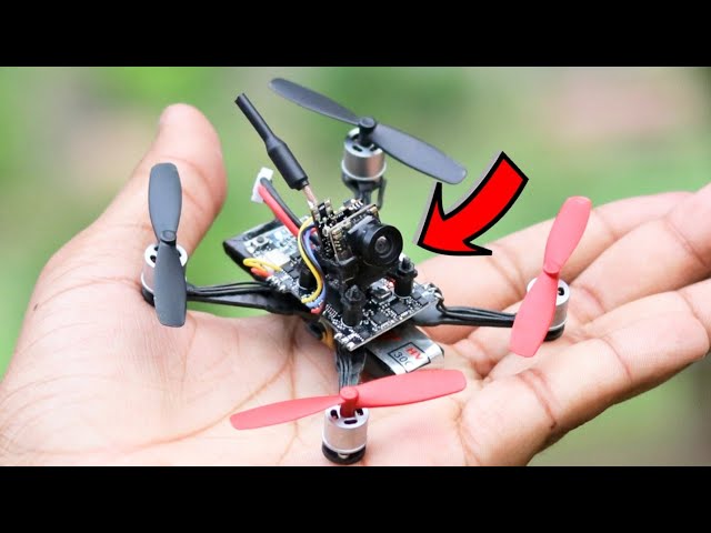 How To Make Drone with Camera At Home ( Quadcopter) - FPV Racing Drone