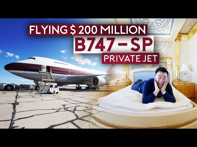 Flying $200 Million Boeing 747-SP Private Jet ALONE
