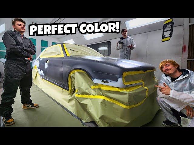 Painting my Nissan Gloria Y32! + Warehouse full of Rare Cars