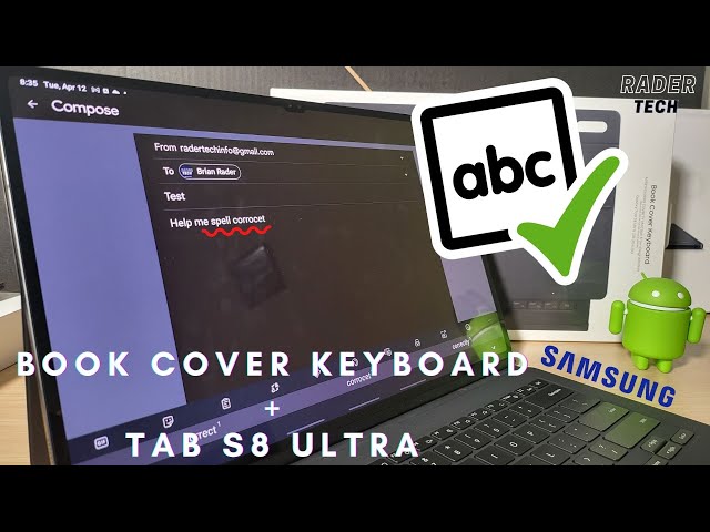 Add Spell Check to the Samsung Book Cover Keyboard | Galaxy Tab S8 Ultra (all S8 models)