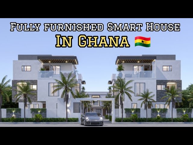 ULTRAMODERN SMART 4BEDROOM TOWNHOUSE WITH SWIMMING POOL IN CANTONMENTS || HOUSE TOUR ||