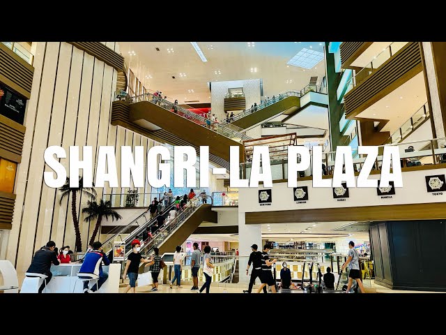 [4K] SHANGRI-LA PLAZA 2022 Walking Tour | Ortigas Center Philipppines