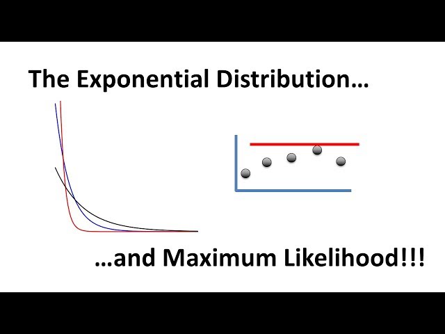 Maximum Likelihood for the Exponential Distribution, Clearly Explained!!!