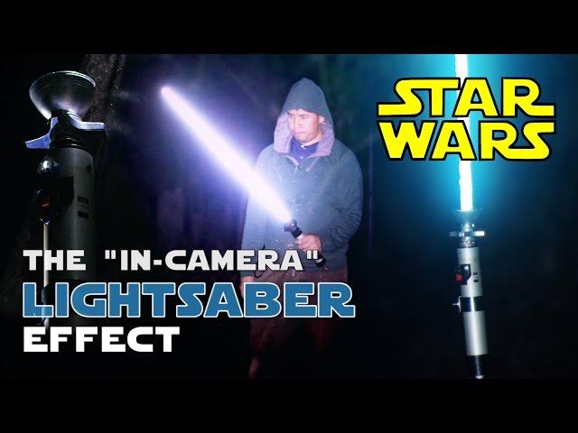 Original STAR WARS Glow: DIY Lightsaber Effect with In-Camera Wizardry!