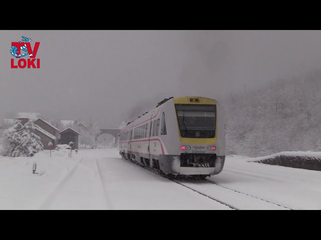 Vlak u snijegu 09.12.2017.