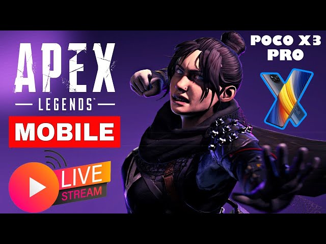 🔴APEX MOBILE LIVE |  PHONEOPS GEARS WINNER ANNOUNCEMENT | POCO X3 PRO | With FPS & CPU TEMP