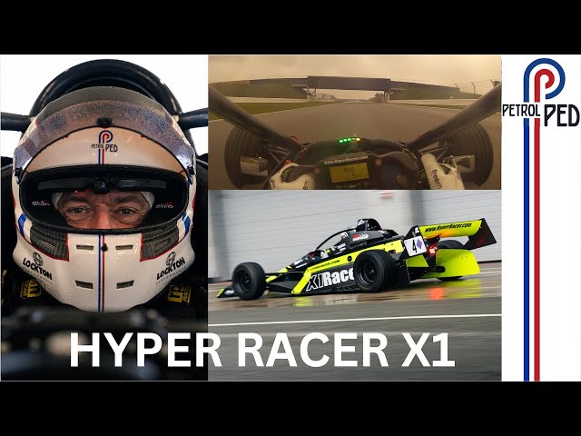 Ultimate Speed Machine: 390kg Hyper Racer X1 in Heavy Rain! | 4K