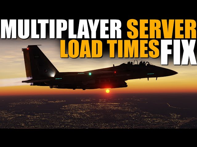 How To REDUCE LOAD TIMES By HALF In DCS World Multiplayer!