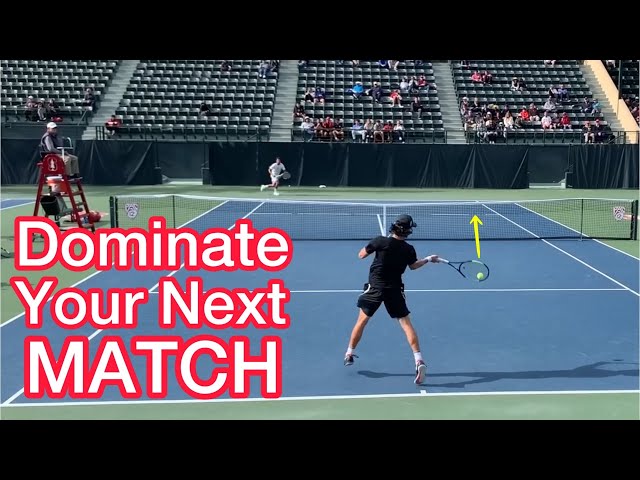 Dominate By Going To The Net More (Tennis Strategy Explained)