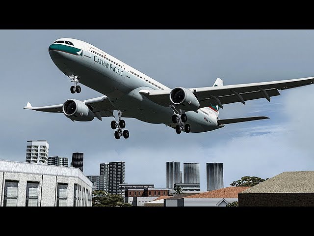Terrifying Moments as Both Engines Failed on Approach to Hong Kong | Cathay Pacific Flight 780