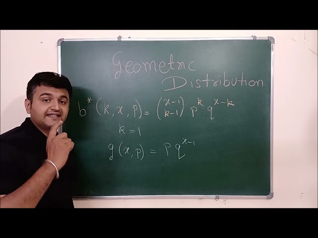 Lecture 25 : Geometric Distribution | Special case of Negative Binomial Distribution