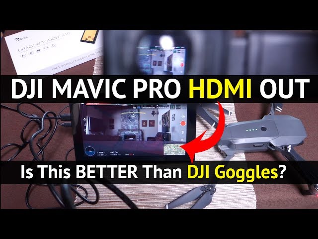 Mavic Pro HDMI Out FPV-Solution (Vufine+ plus) Is this better than DJI Goggles?