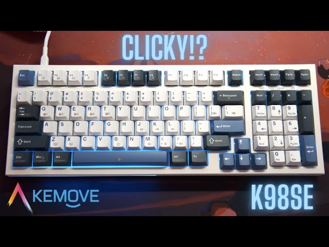 Looking for a budget CLICKY Gaming Mechanical Keyboard for $39? KEMOVE K98SE  Unboxing & Review