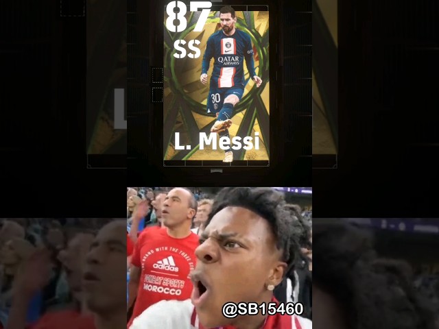 His last card 🥺 #messi #psg #ligue1 #efootball