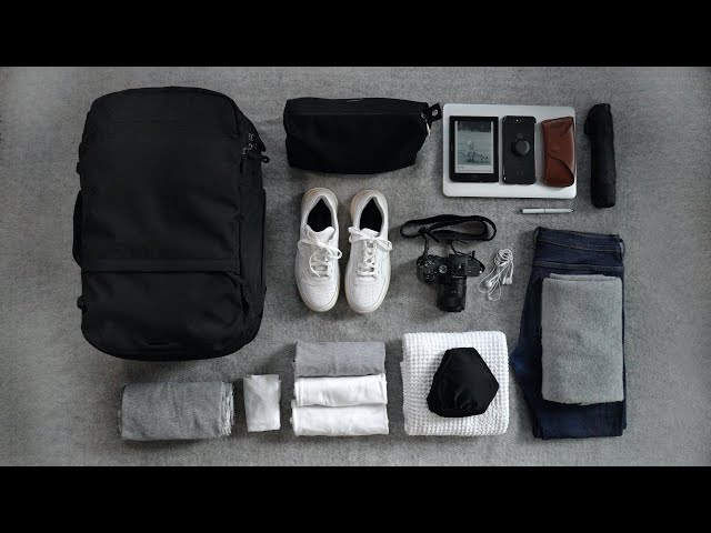 Pack with me | The Pakt Backpack | Minimalism