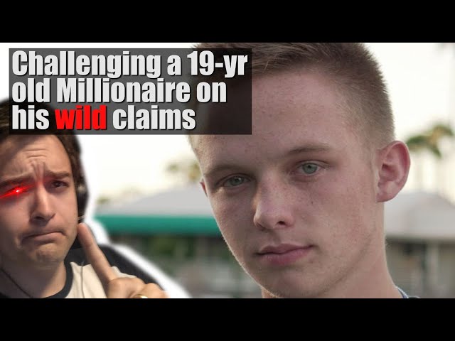 Confronting a 19 yr old “Millionaire Visionary” on alleged scam