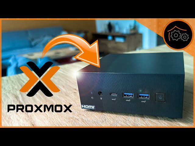 Proxmox Installation und erster LXC-Container auf einem Mini-PC