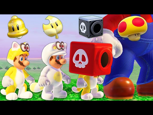 What If Mario Odyssey Had POWER-UPS from Mario 3D World?