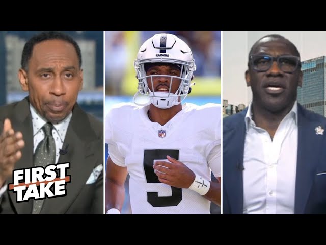 FIRST TAKE | Stephen A.: Raiders trading up for Jayden Daniels & being reunited with Antonio Pierce