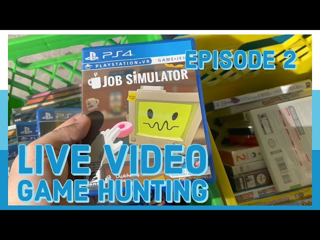 Live Video Game Hunting - Episode 2 - PS4 Job Simulator and Gamecube Super Mario Sunshine for free??
