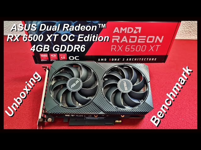 Asus Radeon RX 6500 XT 4GB GDDR6 Dual OC