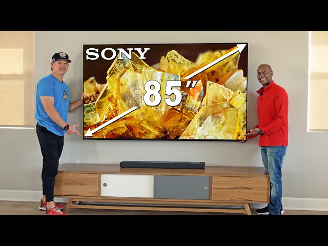 Huge & Popular 85" Sony X90L TV Setup